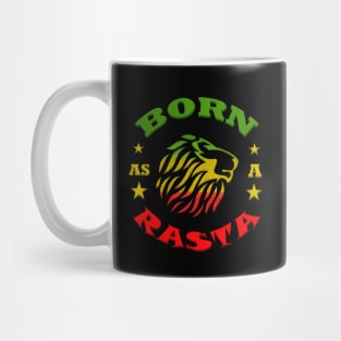 Born As A Rasta, Lion Of Judah Mug